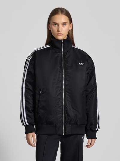 adidas Originals Jack met logostitching, model 'FIREBIRD' Zwart - 4