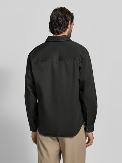 BOSS Relaxed Fit Hemdjacke aus reiner Baumwolle Modell 'H-OWEN-K-2PP-261' Khaki 5