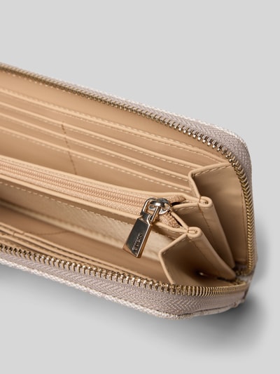 Guess Portemonnee met logo-applicatie, model 'LAUREL' Taupe - 3