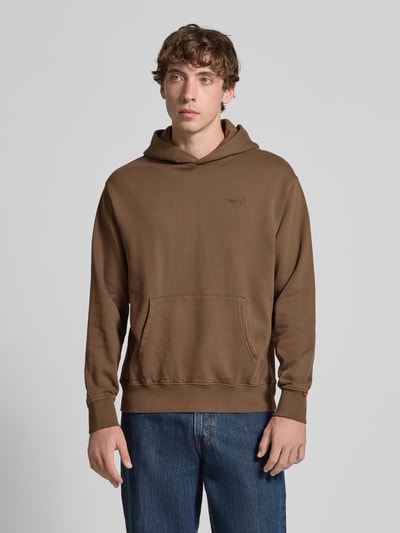 Levi's® Hoodie mit Label-Stitching Modell 'THE AUTHENTIC HOODIE' Khaki 4