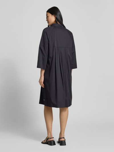 Marc Cain Knielanges Hemdblusenkleid mit 3/4-Arm Marine 5