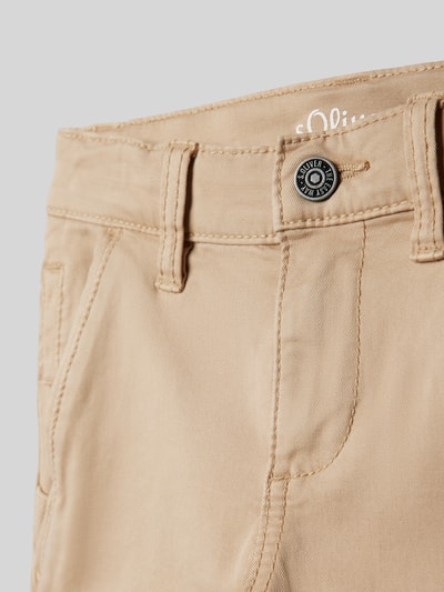 s.Oliver RED LABEL Bermudas mit Eingrifftaschen Camel 2