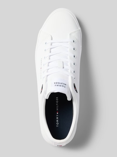 Tommy Hilfiger Low Top Sneaker mit Label Print Weiss 3