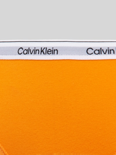 Calvin Klein Underwear Slipy z detalem z logo w zestawie 5 szt. Mocnoróżowy 2