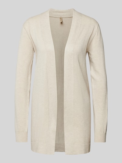 Soyaconcept Cardigan mit gerippten Abschlüssen Modell 'DOLLIE' Beige 2