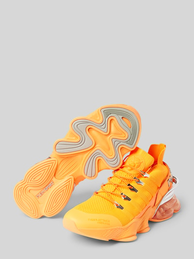 PLEIN SPORT Sneaker mit Label-Applikation Modell 'TIGER ATTACK' Neon Orange 4