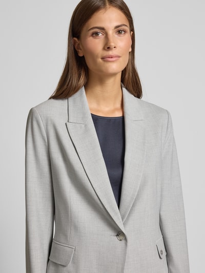 s.Oliver BLACK LABEL Regular Fit Blazer mit Viskose-Anteil Mittelgrau 3