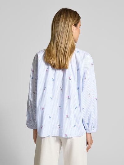 Weekend Max Mara Relaxed Fit Bluse mit überschnittenen Schultern Modell 'GILLY' Hellblau 5