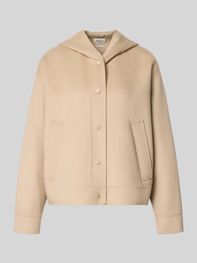 Produktfoto, beige Regular Fit Wolljacke mit seitlichen Eingrifftaschen Modell 'WKDRIDENTE' von Weekend Max Mara, Damen Wolljacke