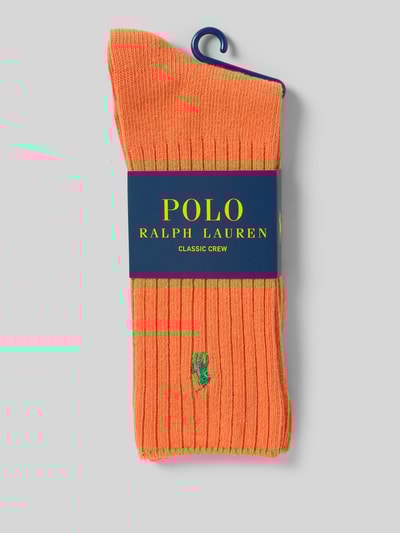 Polo Ralph Lauren Underwear Socken mit Label-Stitching Orange 3
