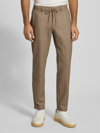 Brax Stoffhose mit Tunnelzug Modell 'Phil' Beige 4