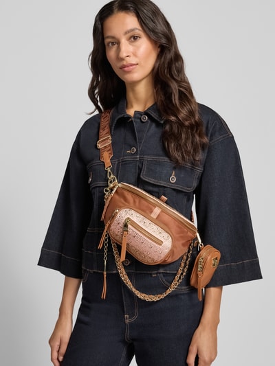 Steve Madden Torebka z detalem z logo model ‘MISTICA’ Brudnoróżowy 1