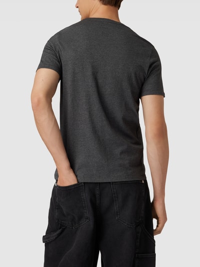 Levi's® T-Shirt mit Label-Stitching Dunkelgrau Melange 5