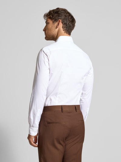 Tommy Hilfiger Tailored Koszula biznesowa o kroju slim fit z kołnierzykiem typu kent Biały 5