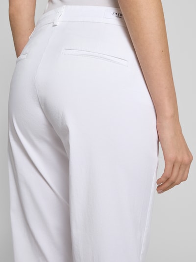 Cambio Slim fit broek met verkort model, model 'STELLA' Wit - 3