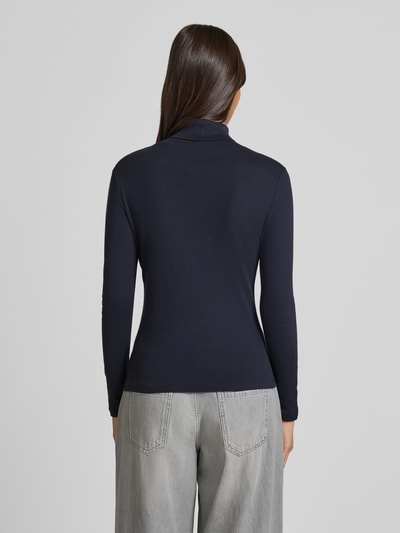 s.Oliver RED LABEL Shirt met lange mouwen van puur katoen Marineblauw - 5