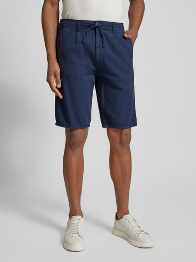 CARS JEANS Regular Fit Shorts mit Bindegürtel Modell 'HORAN' Marine 4