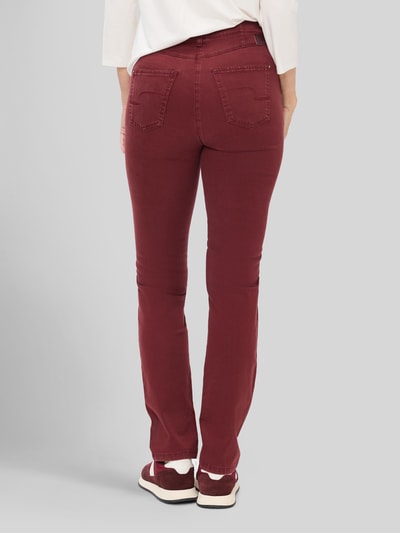 Raphaela By Brax Mid Waist Hose mit Umschlagabschluss Modell 'Laura New' Bordeaux 5