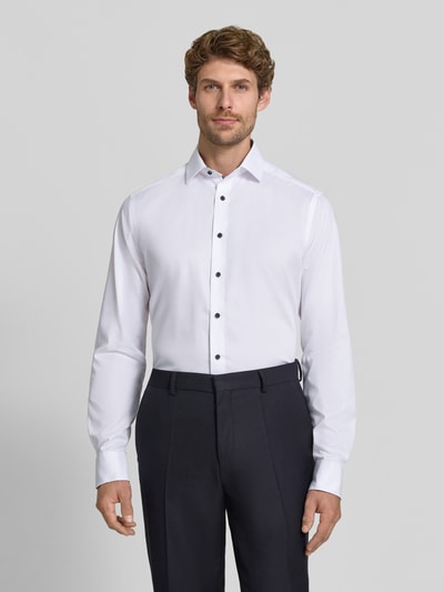 OLYMP Modern Fit Businesshemd mit extra langem Arm Weiss 4
