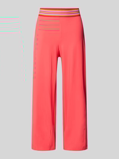 Raffaello Rossi Regular fit culotte met vaste persplooien, model 'SALLY' Koraal - 2