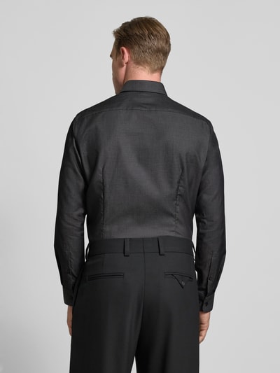 Jake*s Regular Fit Business-Hemd mit Kentkragen Anthrazit 5