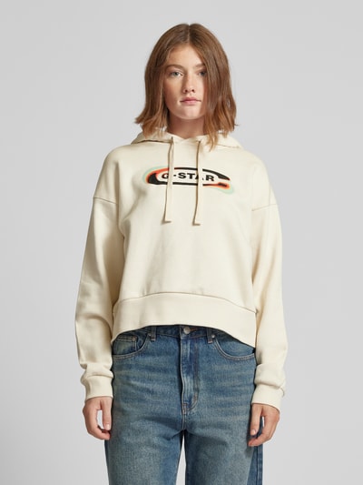 G-Star Raw Sweatshirt mit Kapuze Ecru 4