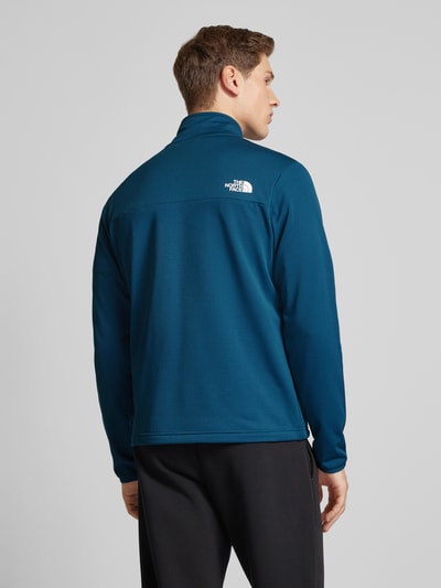 The North Face Sweatjack met labelprint Petrol - 5