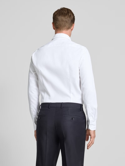 Tommy Hilfiger Tailored Slim Fit Businesshemd mit Kentkragen Weiss 5