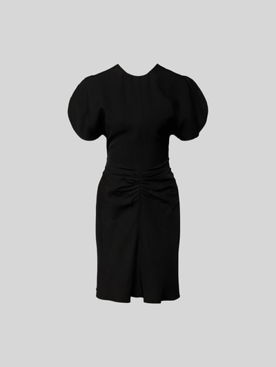 Victoria Beckham Knielanges Kleid aus reiner Viskose Black 2