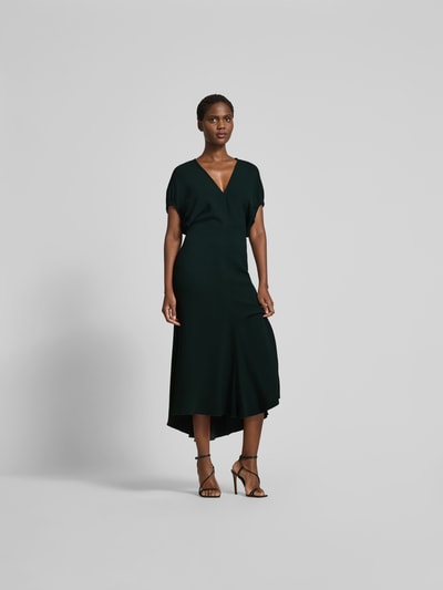 Victoria Beckham Maxikleid mit V-Ausschnitt Black 4