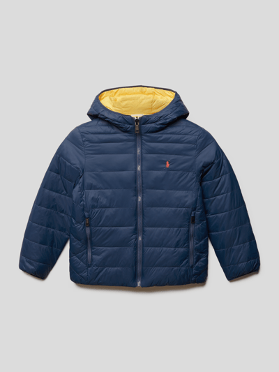 Polo Ralph Lauren Kids Keerbaar jack in doorgestikte look Marineblauw - 1