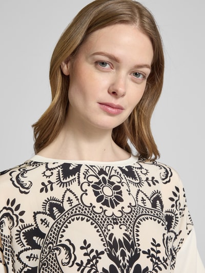 Weekend Max Mara T-Shirt mit überschnittenen Schultern Modell 'PAMPAS' Weiss 3