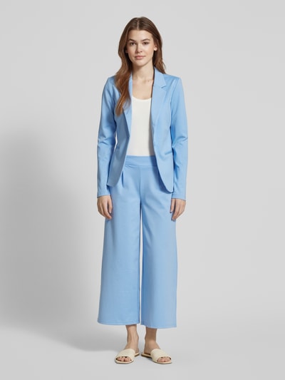 ICHI Slim fit blazer met paspelzakken, model 'KATE' Lichtblauw - 1