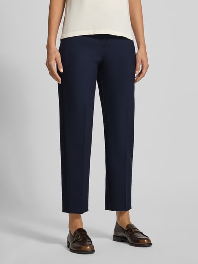 Tommy Hilfiger Straight leg stoffen broek met viscose, model 'PUNTO' Marineblauw - 4