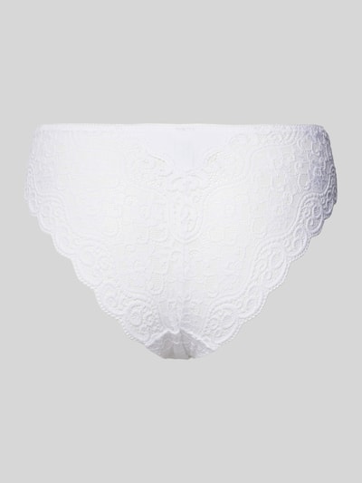 Triumph Slip in semitransparentem Design Modell 'AMOURETTE' Weiss 3