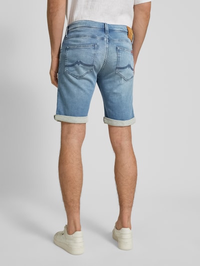 Mustang Straight Leg Jeansshorts im 5-Pocket-Design Modell  'Chicago' Hellblau 5