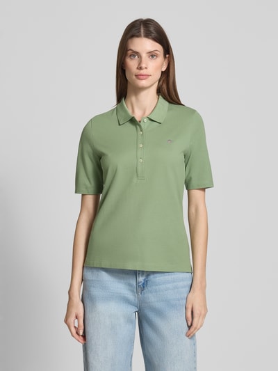 Gant Slim Fit Poloshirt mit Label-Stitching Mint 4