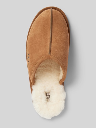 UGG Slippers met labelprint, model 'SCUFF' Cognac - 3