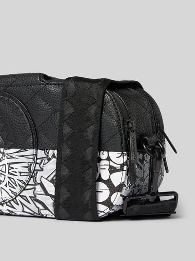 Sprayground Umhängetasche mit Strukturmuster Modell 'HALF GRAFF' Black 3