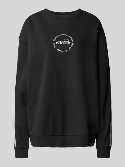 Ellesse Sweatshirt mit gerippten Abschlüssen Modell 'SALZBURG' Black 1