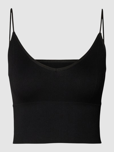 Review Crop Top mit U-Ausschnitt Black 2