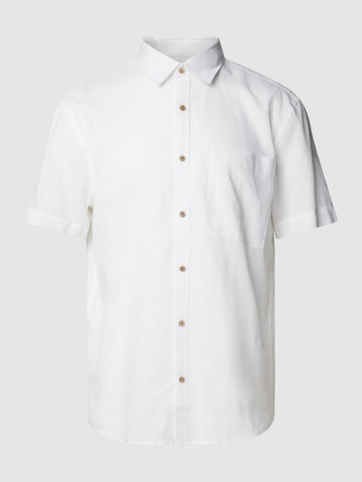 MCNEAL Koszula casualowa z bawełny z kieszenią na piersi Biały 2