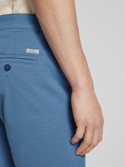 Blend Regular Fit Shorts mit Strukturmuster Blau 3