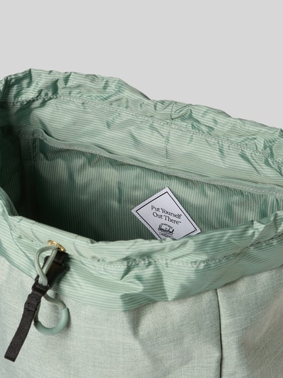 Herschel Rucksack mit Label-Patch Modell 'Little America™' Hellgruen 5