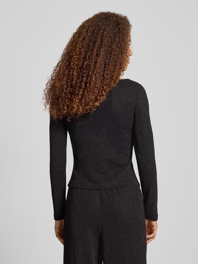 Pieces Regular fit shirt met lange mouwen en structuurmotief, model 'JINA'  - 5