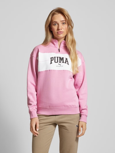 Puma Bluza ze stójką Różowy 4