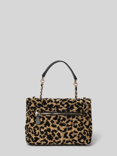 Guess Handtasche mit Label-Detail Modell 'GIULLY' Beige 4