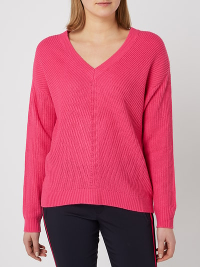 Montego Pullover mit überschnittenen Schultern Pink 4