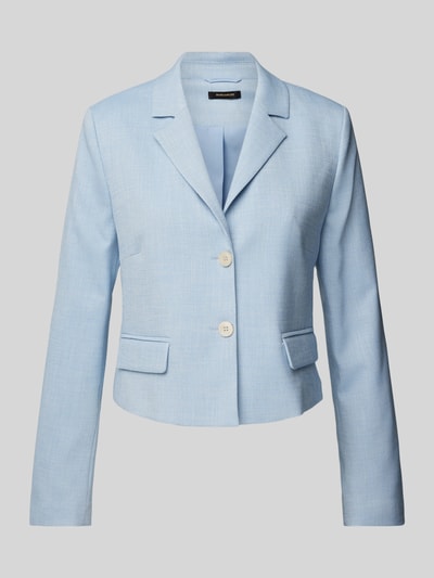 More & More Blazer met reverskraag Lichtblauw - 1