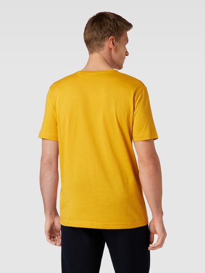 Gant T-shirt z nadrukiem z logo Żółty 5